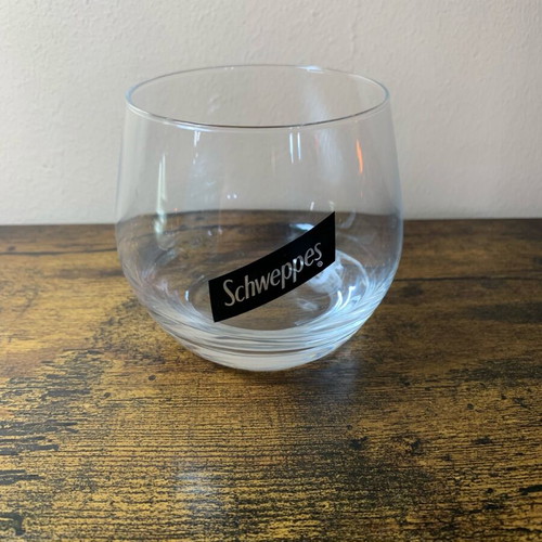 Schweppes set of 12 glasses new