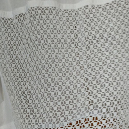 Women's shirt M used, white with lace on back