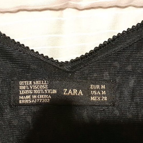 Zara evening dress like new, black with sequins size M