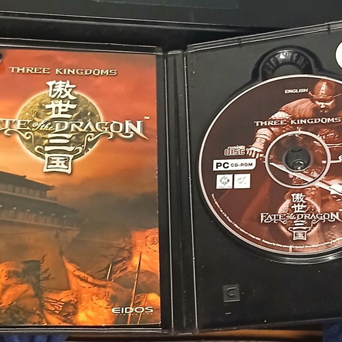 Fate of the Dragon Three Kingdoms PC used with manual