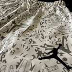 Jordan Air Jordan shorts size M like new, black and white