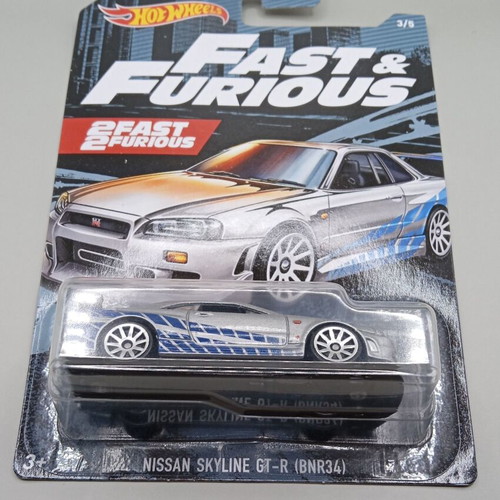 Hot Wheels Fast & Furious Nissan Skyline GT-R μεταλλικό αυτοκινητάκι, Δεν έχει ανοιχτεί ποτέ