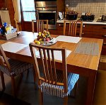  Τραπέζι  κουζίνας με καρεκλες