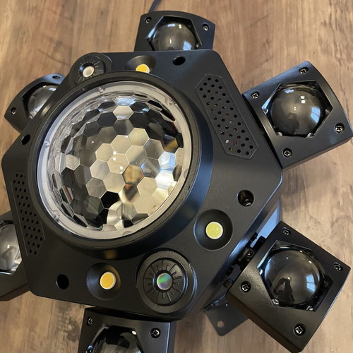 Moving Head Light U King with 6 Heads 120W RGBW Strobe Laser new