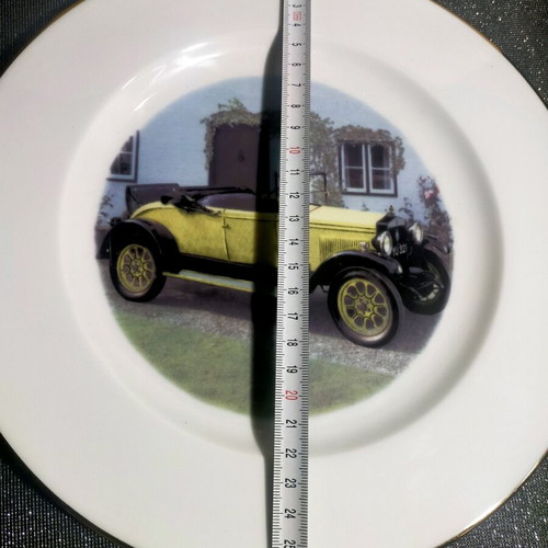 Collection of old car plates like new, France de Limoges