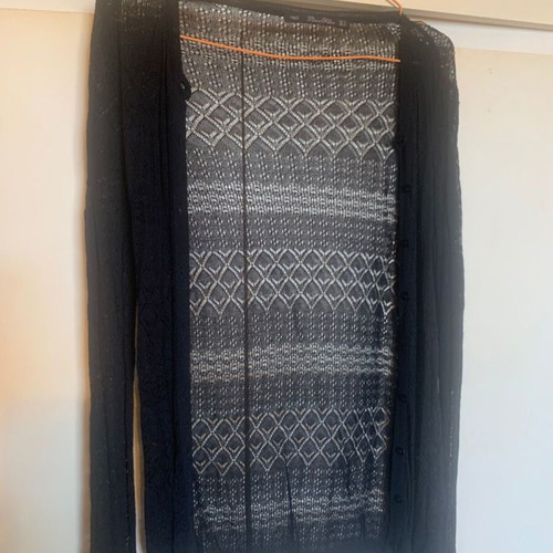 Zara knitted cardigan black like new, unworn size S
