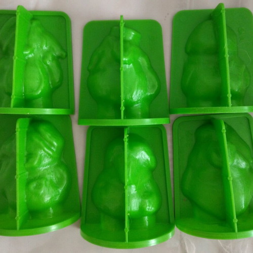 German molds for making gnomes and elves new, vintage