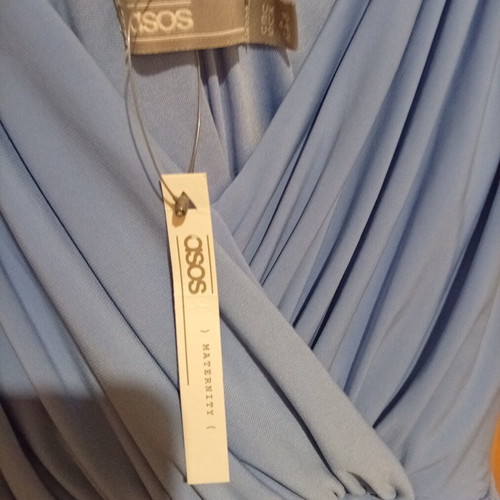 Asos midi dress new, blue, size XL