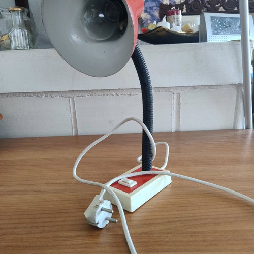 Vintage table desk lamp used with switch