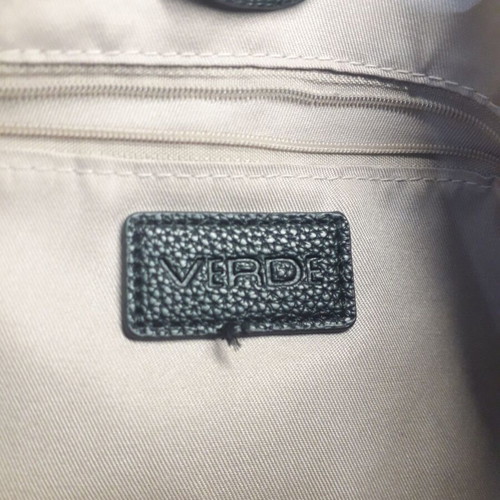 Verde handbag like new, black, 33x25 cm
