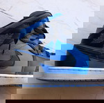  JORDAN 1 MID No43 BLACK/ROYAL BLUE