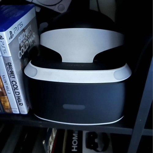 Sony PlayStation 4 Pro console with VR set and two controllers