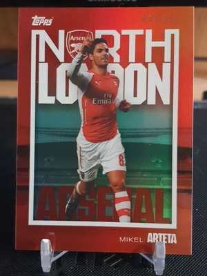 Topps Arsenal Team Set 2023-24 Mikel Arteta like new