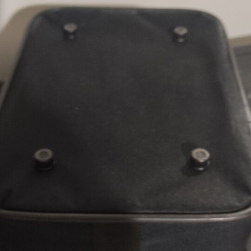 Large toiletry bag used, black