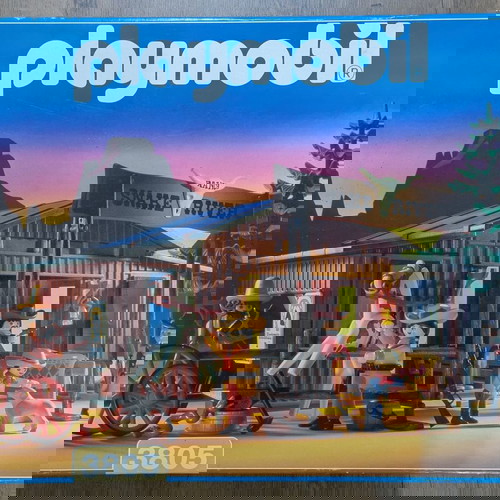 Playmobil Western 3805 ранчо Snake River употребявано с кутия