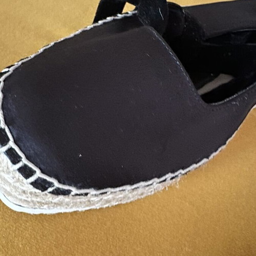 Zara Women Platform Sandals Black Size 37 Brand New