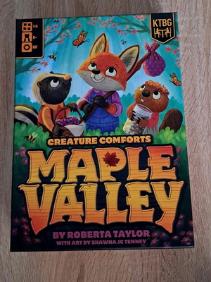 Maple Valley Creature Comforts επιτραπέζιο παιχνίδι με wooden upgrades σαν καινούργιο
