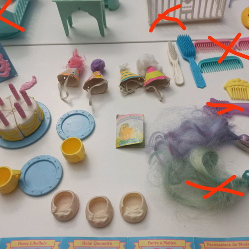 My Little Pony vintage used various pieces and accessories