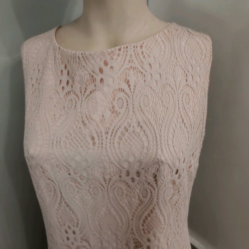Pink Lace Dress Chrisper like new