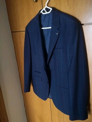 Мъжко синьо сако Leonardo Uomo ново, размер 52