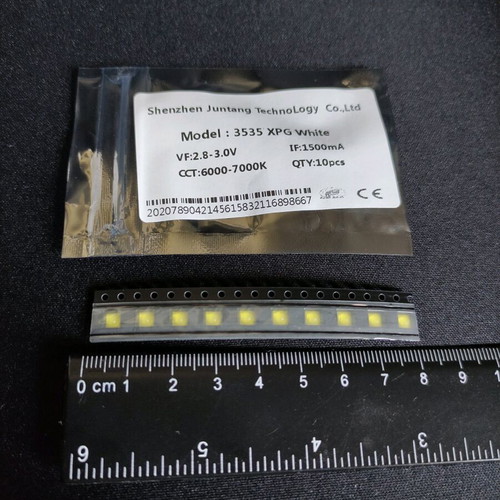 LED chips καινούργια, πακέτο 10, μοντέλο 3535 XPG White