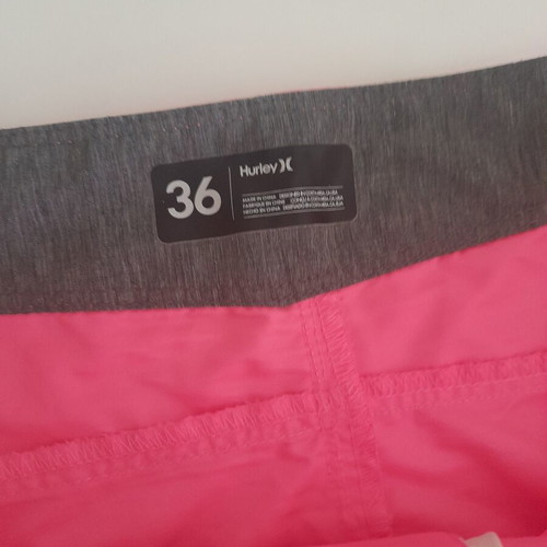 Hurley swim shorts new, W36, pink