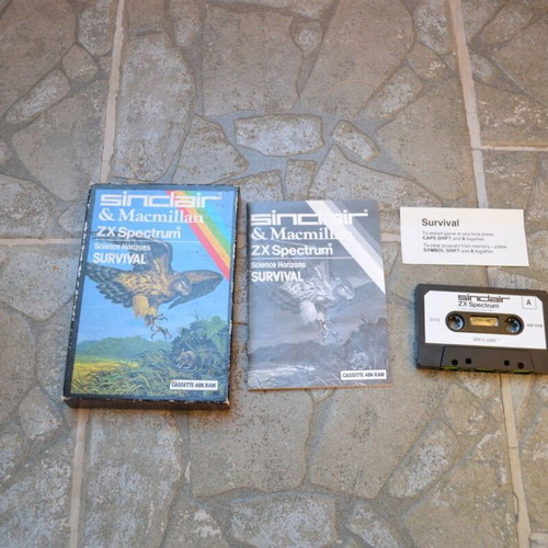 Sinclair ZX Spectrum 48K Survival cassette