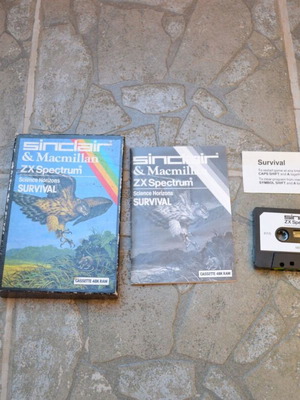 Sinclair ZX Spectrum 48K Survival cassette