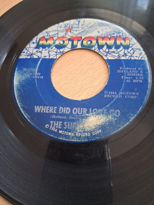 The Supremes Where Did Our Love Go 45 RPM δίσκος μεταχειρισμένος, R&B / Soul