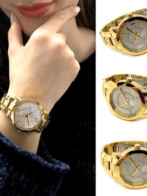 VOGUE Ελβετικό ρολόι καινούργιο με ζαφείρι κρύσταλλο αδιάβροχο