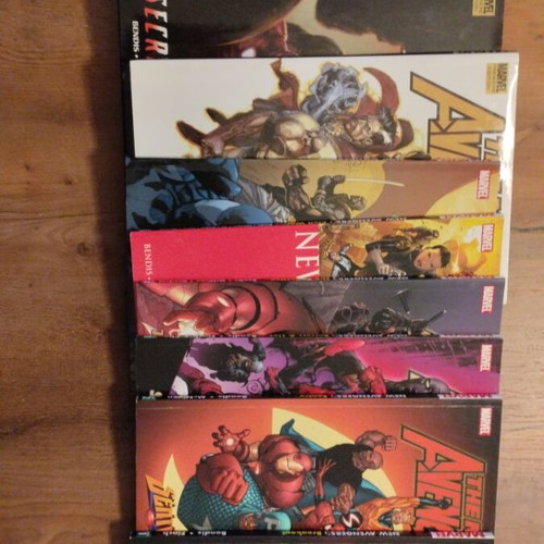 The New Avengers comics set volumes 1-8 and 10-12 like new