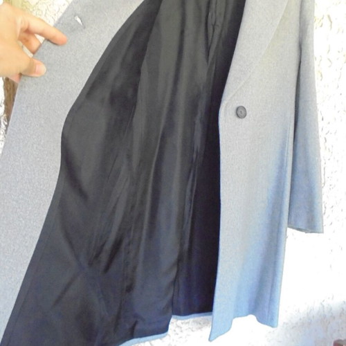 Zara wool coat medium gray new