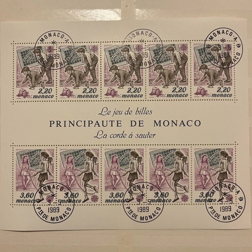 Stamp pages used, pack of 10, uncut, excellent condition