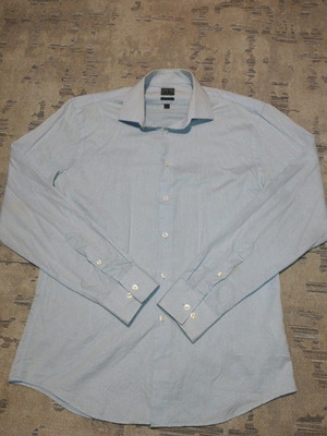 Calvin Klein blue shirt used, size 40 slim fit