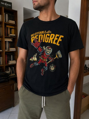 DST Dane Thompson T-shirt Delectable Pedigree medium black like new