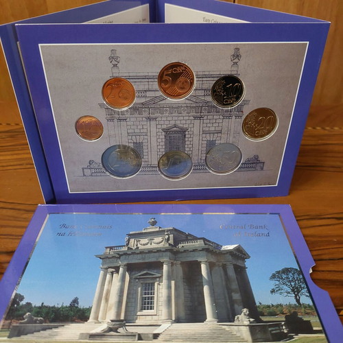 Ireland euro coin set 2003 new, uncirculated