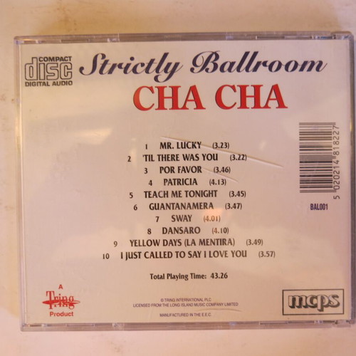 Strictly Ballroom 7 CD collection used by Francisco Montaro Ensemble