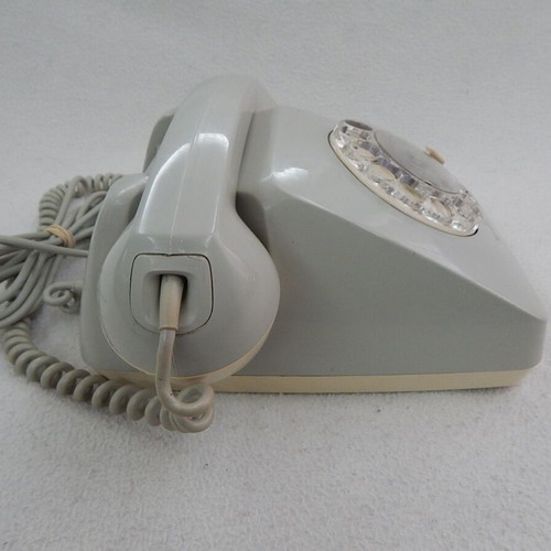 Siemens rotary dial telephone, Greek made 1970s
