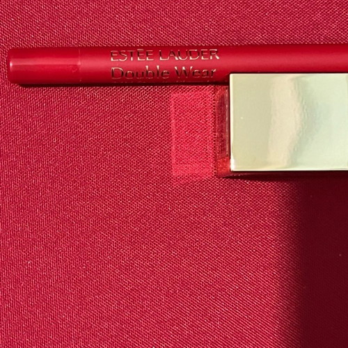 Estée Lauder set Lipstick Starlet Red limited edition and Double Wear 24H Lip Liner new