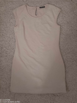 White mini dress used, size M