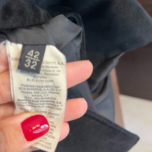 Massimo Dutti velvet jacket black like new