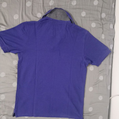 Marks & Spencer Modern Essentials Polo shirt small used, purple, 100% cotton