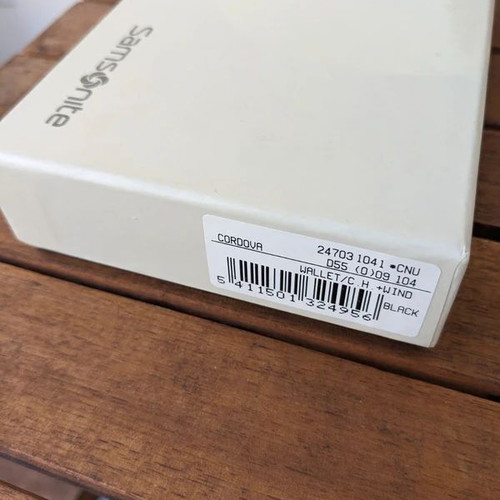 Samsonite Cordova leather wallet like new, black