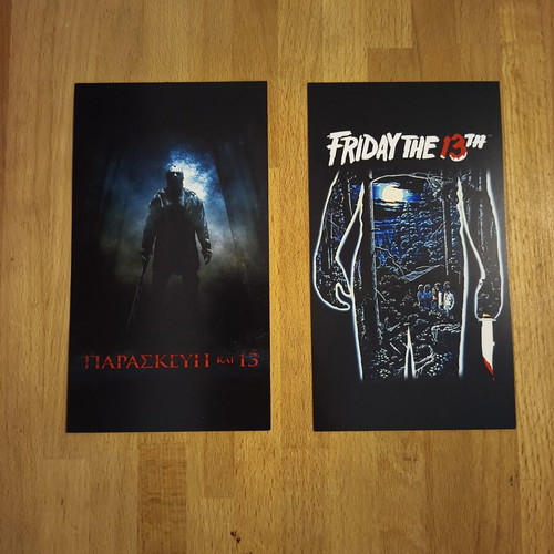 Friday the 13th Small Cardboard Posters Pack new