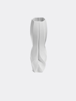 Braid Vase Zaha Hadid Design new, white porcelain 37cm