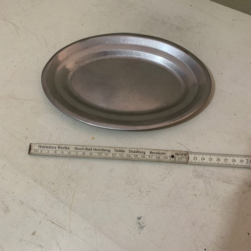 Vintage serving tray used
