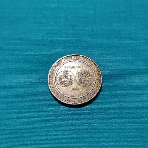 Vintage Toll Bridge Token 1934 used, New Jersey Pennsylvania Delaware River