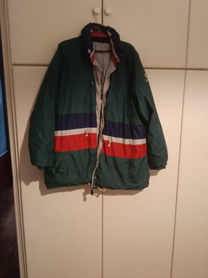 Nautica reversible jacket like new, beige and green, size XL