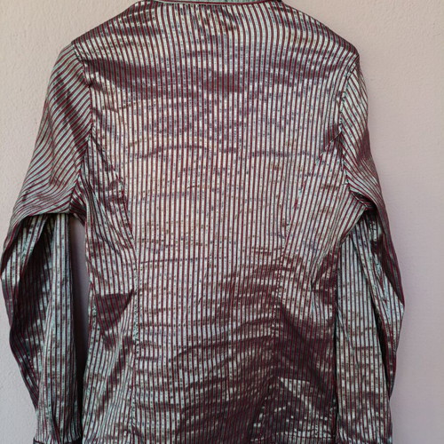 Sweet Miss metallic striped women's shirt new, size M