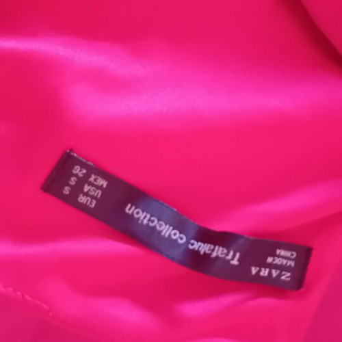 Red short dress Zara like new, size S
